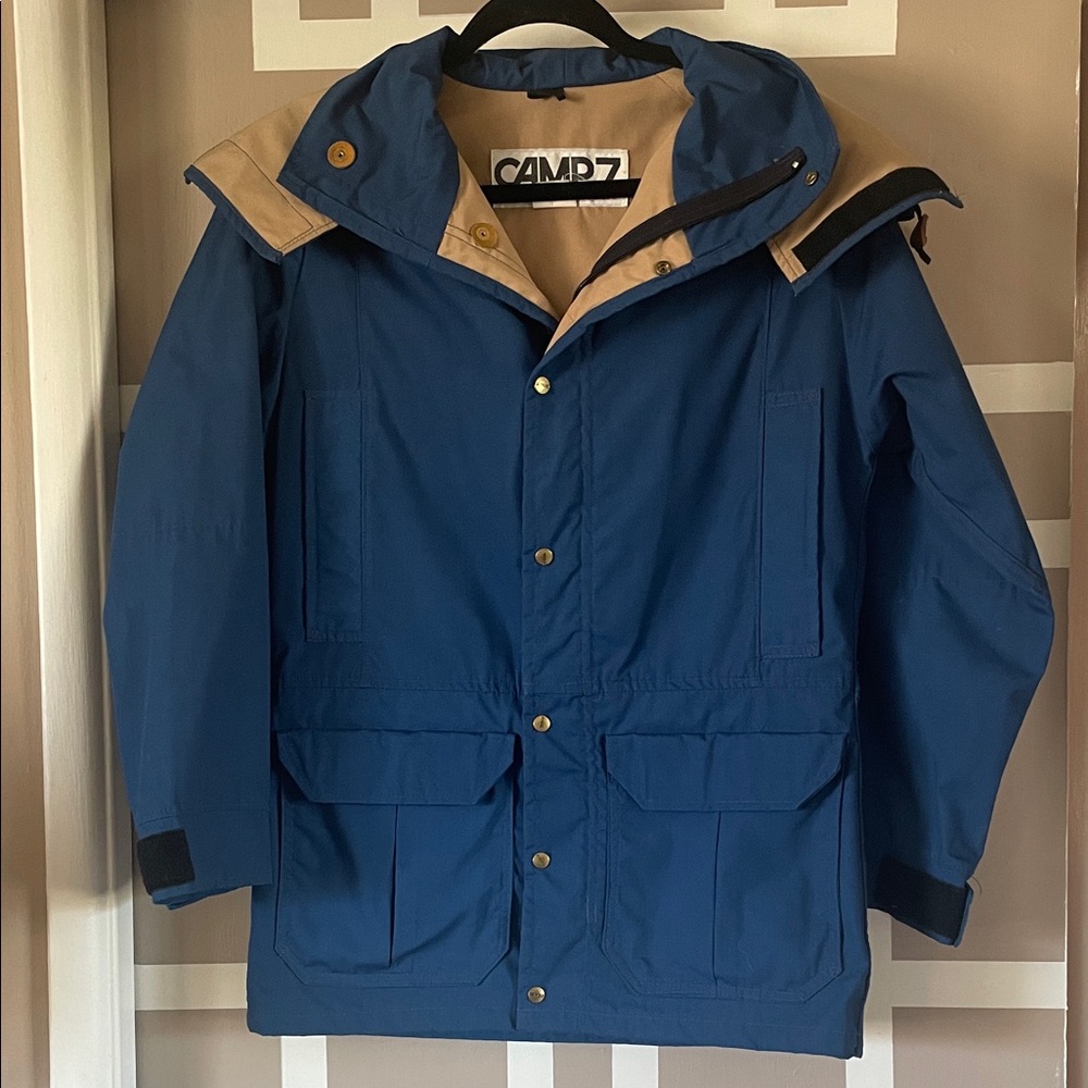 Vintage Camp7 Men's Hooded Field Jacket Like New